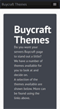 Mobile Screenshot of buycraftthemes.com