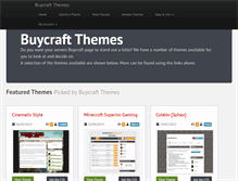 Tablet Screenshot of buycraftthemes.com